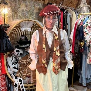 #8 Gemini Tie ♊️ Custom Upcycled Half & Half